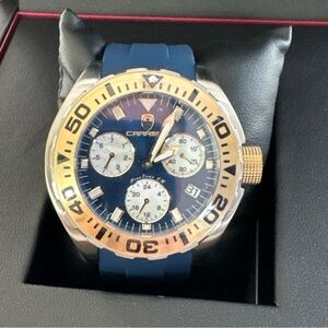 Torino Carrero FreeZone-CH Watch (Blue/Goldg tone)